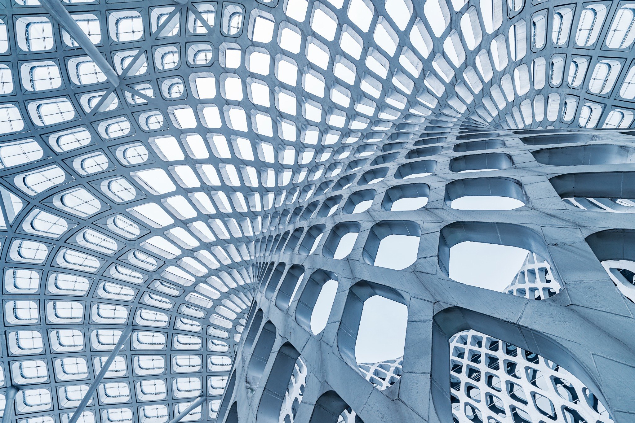 Layered architectural structure representing an investor-ready company